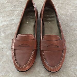 COLE HAAN Brown Leather Loafers